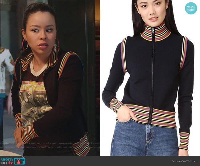 Neville Jacket by Tory Sport worn by Mariana Foster (Cierra Ramirez) on Good Trouble