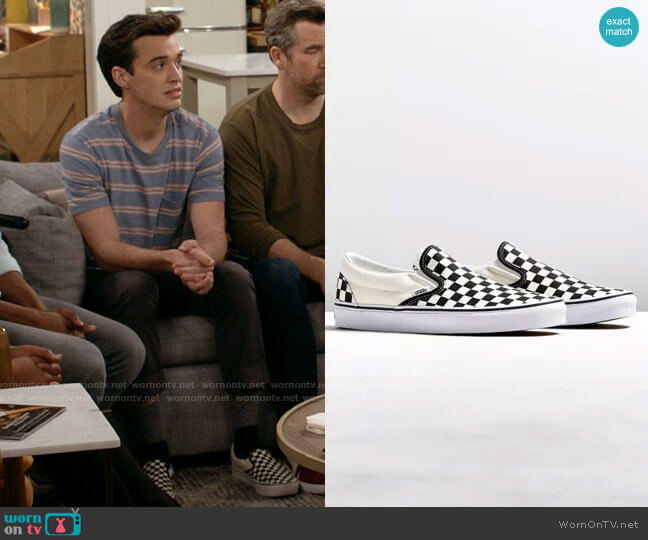 Vans Core Slip-On Sneaker  worn by Freddie Raine (Joey Bragg) on Call Your Mother