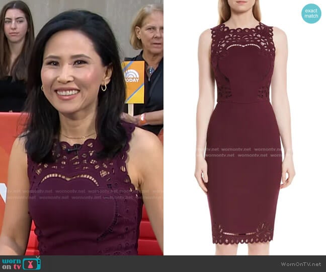 Verita Dress by Ted Baker worn by Vicky Nguyen on Today