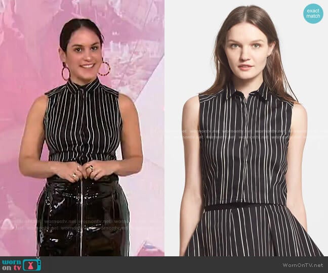 Lea Top by Alice + Olivia worn by Donna Farizan on Today