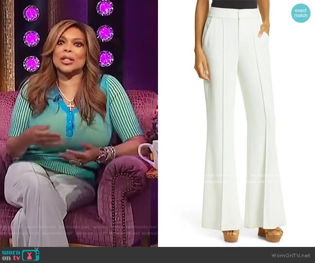 WornOnTV: Wendy’s turquoise knit polo and pants on The Wendy Williams ...