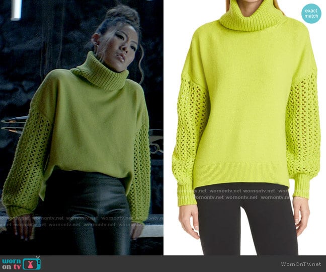 Alice + Olivia Adela Sweater worn by Mary Hamilton (Nicole Kang) on Batwoman