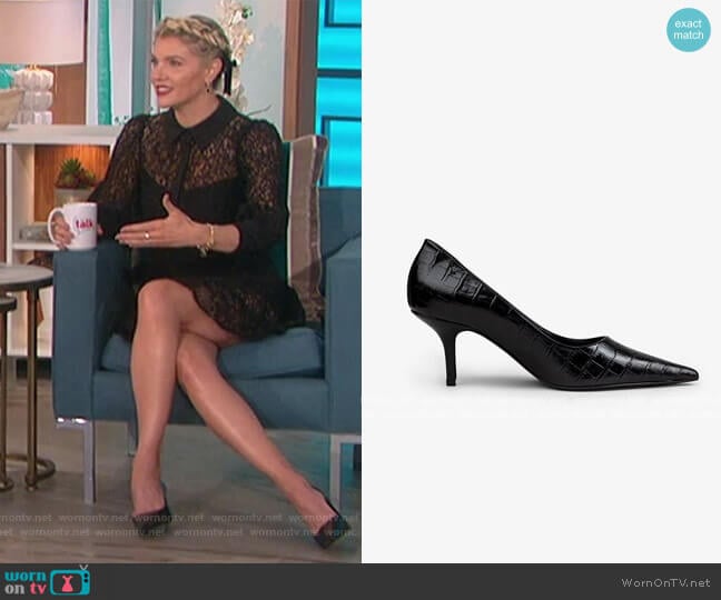 Perry Pumps by Anine Bing worn by Amanda Kloots on The Talk