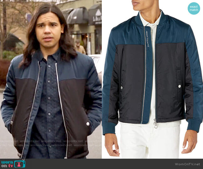 WornOnTV: Cisco’s blue and black bomber jakcet on The Flash | Carlos ...