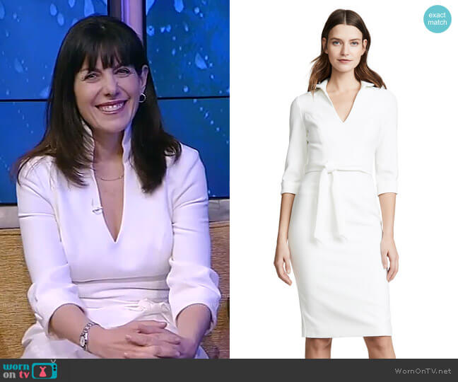 Madeline Sheath Dress by Black Halo worn by Jean Chatzky on Live with Kelly and Ryan