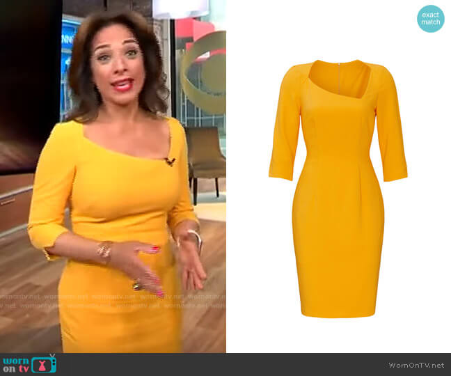 Black Halo Derek Sheath worn by Michelle Miller on CBS Mornings