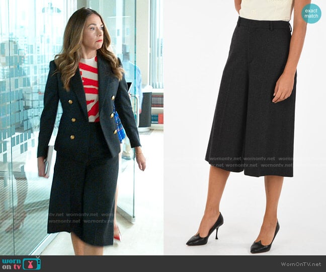 Celine Gaucho Pants worn by Liza Miller (Sutton Foster) on Younger