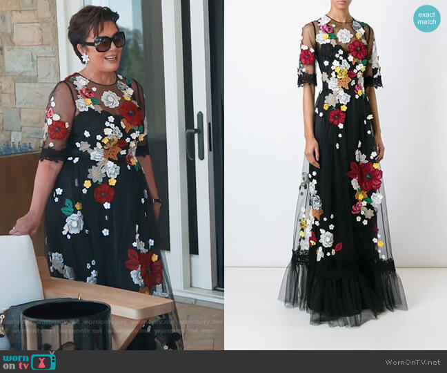 Who made Kris Jenner's denim dress and handbag? – OutfitID