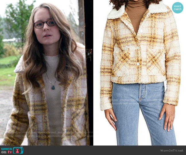 En Saison Plaid Jacket worn by Izabela Vidovic (Izabela Vidovic) on Supergirl