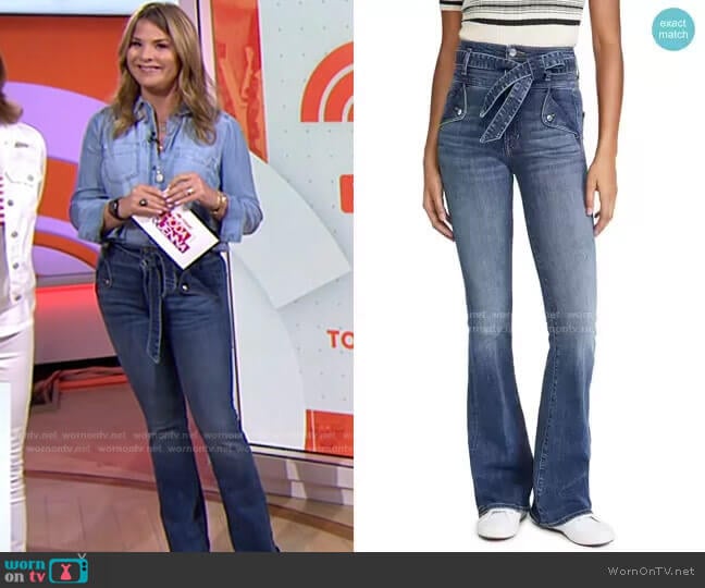 WornOnTV: Jenna’s tie waist jeans on Today | Jenna Bush Hager | Clothes ...