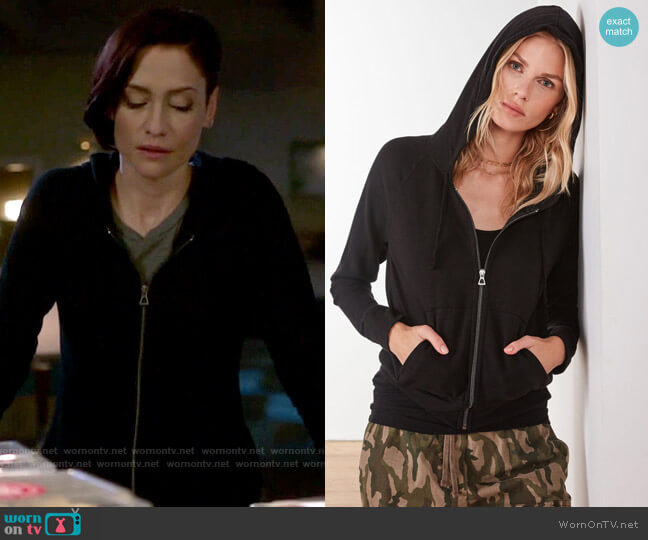 James Perse Vintage Fleece Hoodie worn by Alex Danvers (Chyler Leigh) on Supergirl