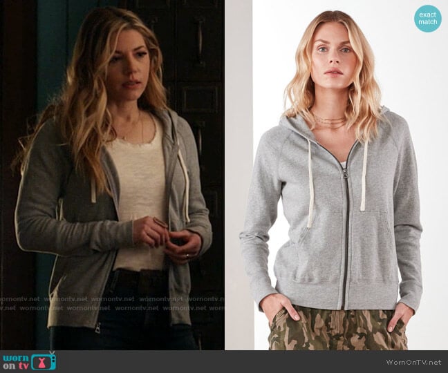 James Perse Vintage Fleece Hoodie worn by Jenny Hoyt (Katheryn Winnick) on Big Sky