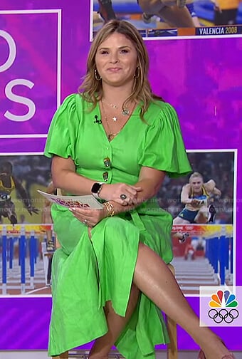 WornOnTV: Jenna's green Philadelphia Eagles jersey on Today, Jenna Bush  Hager