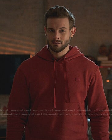 Josh's red hoodie on Younger