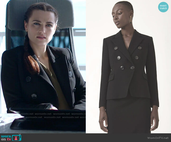 Judith & Charles Rothco Jacket worn by Lena Luthor (Katie McGrath) on Supergirl