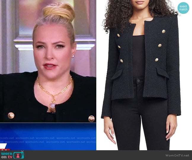 Effie Jacket by L'Agence worn by Meghan McCain on The View