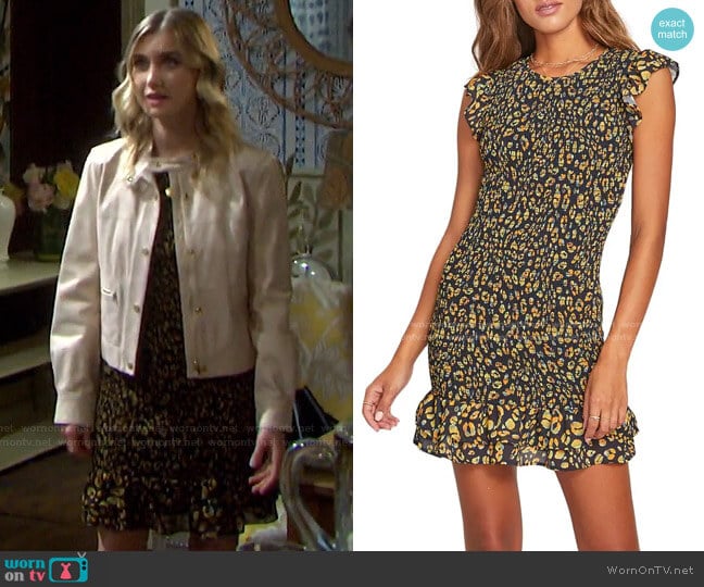 Dance All Night Mini Dress by Lost + Wonder worn by Claire Brady (Isabel Durant ) on Days of our Lives