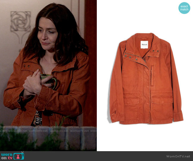 WornOnTV: Amelia’s rust orange jacket on Greys Anatomy | Caterina ...