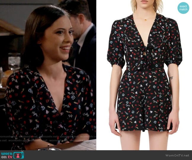 Maje Inobi Romper worn by Adriana (Rosa Salazar) on B Positive