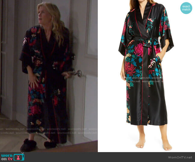 WornOnTV: Sami’s black floral robe on Days of our Lives | Alison ...