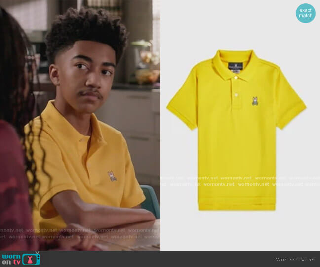 Classic Polo by Psycho Bunny worn by Jack Johnson (Miles Brown) on Black-ish