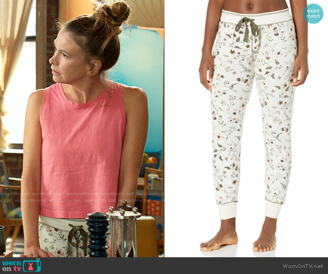PJ Salvage Glamping Life Jammie Pant worn by Liza Miller (Sutton Foster) on Younger