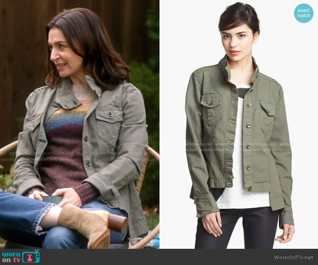 WornOnTV: Amelia’s army green jacket on Greys Anatomy | Caterina ...