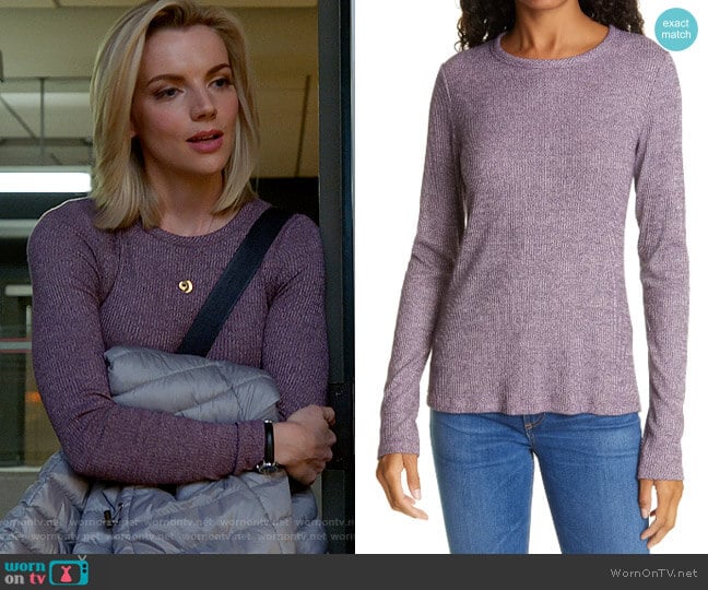 Rag & Bone The Knit Long Sleeve Top worn by Sylvie Brett (Kara Killmer) on Chicago Fire