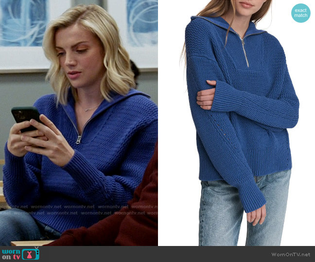 Rag & Bone Lena Sweater worn by Sylvie Brett (Kara Killmer) on Chicago Fire