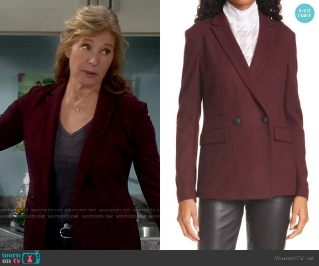 Rag & Bone Leon Blazer worn by Vanessa Baxter (Nancy Travis) on Last Man Standing