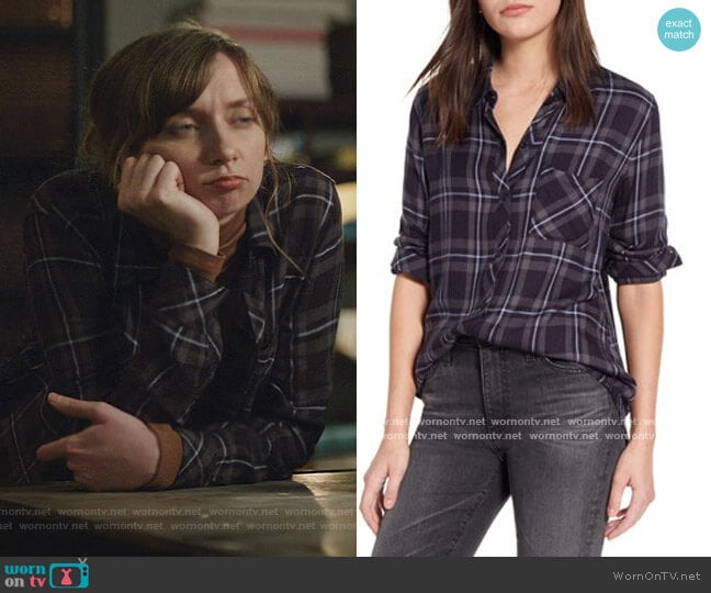 Hunter Shirt by Rails worn by Laura Lapkus on Good Girls