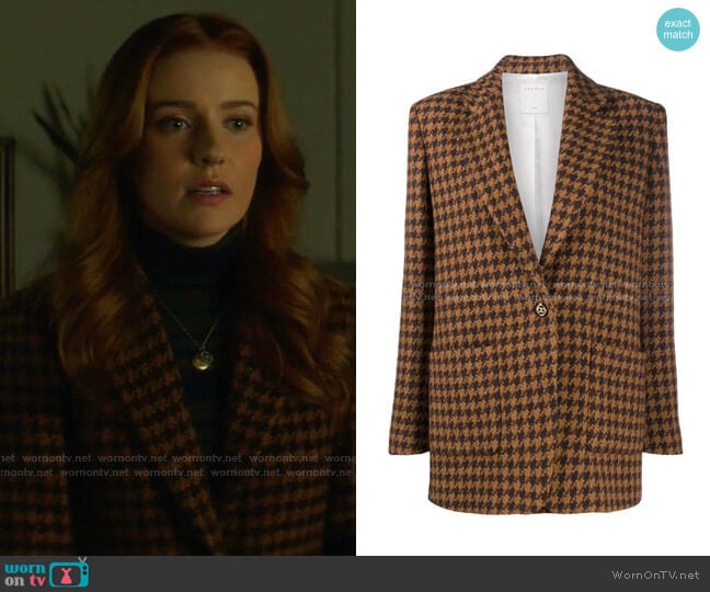 Carmel Blazer by Sandro worn by Nancy Drew (Kennedy McMann) on Nancy Drew