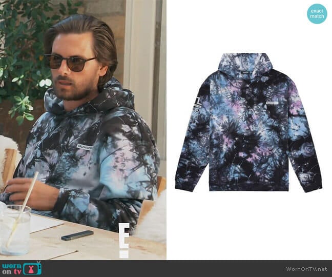 Tie Dye Hoodie by Talentless worn by Scott Disick on Keeping Up with the Kardashians