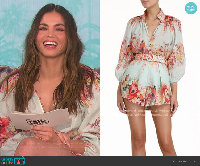 Mae Billow Blouse by Zimmermann worn by Jenna Dewan on The Talk