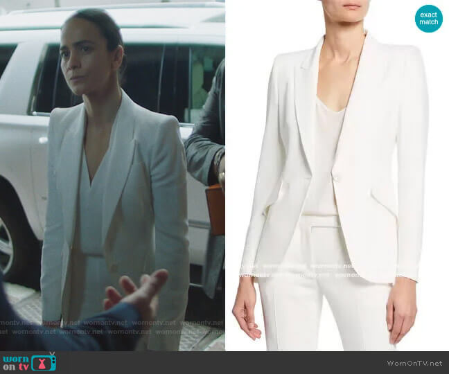 Teresa’s white blazer on Queen of the South
