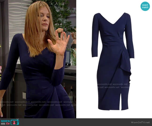 Chiara Boni La Petite Robe Kloty Dress worn by Phyllis Summers (Michelle Stafford) on The Young and the Restless