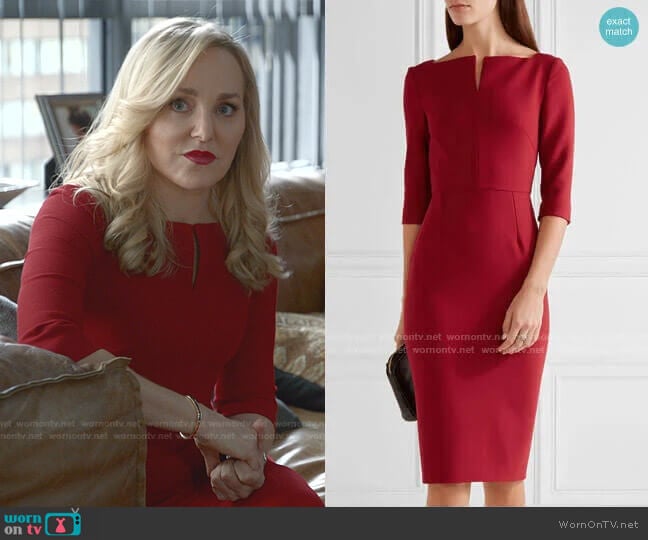 Roland Mouret Etty Dress worn by Marissa Morgan (Geneva Carr) on Bull