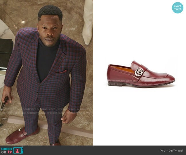 Donnie Double G Loafer by Gucci worn by Jeff Colby (Sam Adegoke) on Dynasty