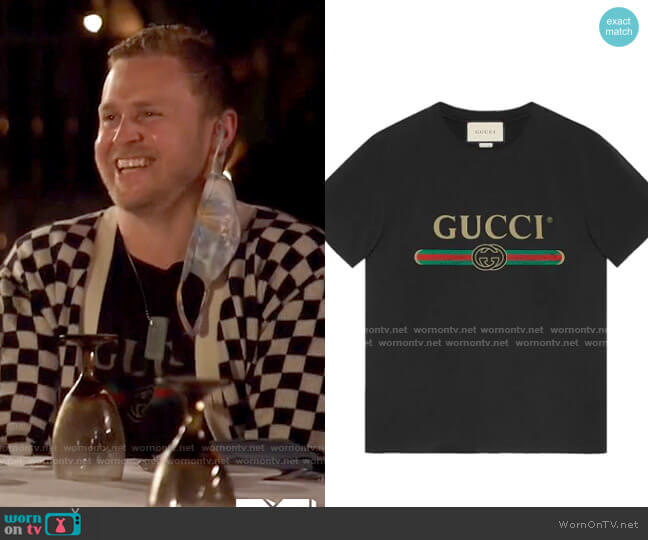 Gucci Print Washed T-shirt worn by Spencer Pratt  on The Hills New Beginnings