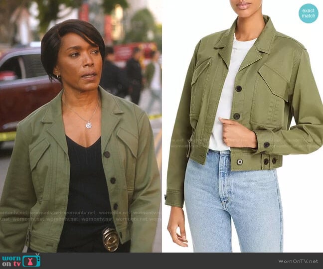 Gwen Field Jacket by Derek Lam 10 Crosby worn by Athena Grant (Angela Bassett) on 9-1-1