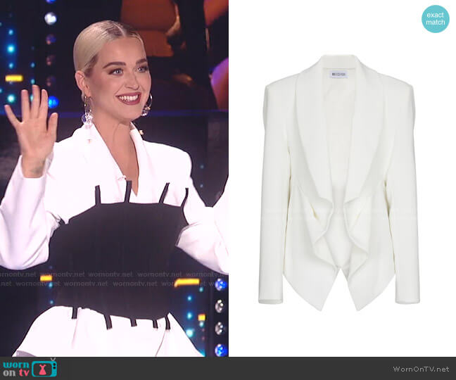 Veneration Cady Jacket by Maticevski worn by Katy Perry on American Idol