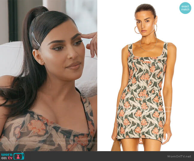 Campbell Corset by Miaou worn by Kim Kardashian on Keeping Up with the Kardashians