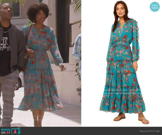 Hadeya Dress by Misa worn by Grace James (Karimah Westbrook) on All American