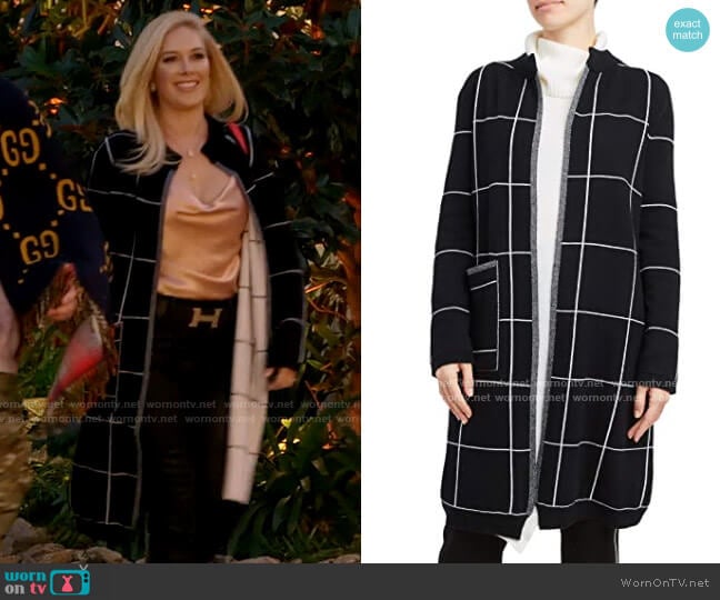 Inhabit Cashmere Blend Reversible Coat worn by Heidi Montag (Heidi Montag) on The Hills New Beginnings