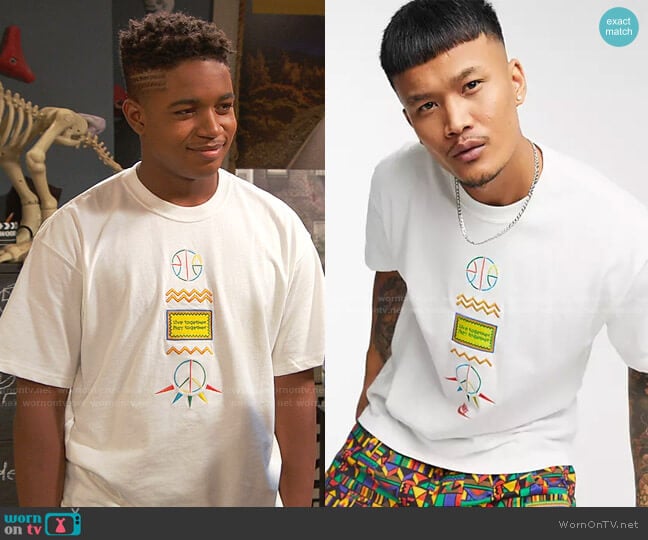 Re-Issue Urban Jungle T-Shirt by Nike worn by Booker Baxter (Issac Ryan Brown) on Ravens Home