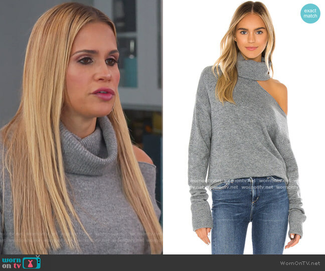 Raundi Sweater by Paige worn by Jackie Goldschneider on The Real Housewives of New Jersey