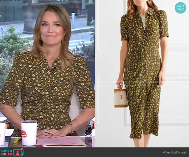 Pike Dress by Veronica Beard worn by Savannah Guthrie on Today