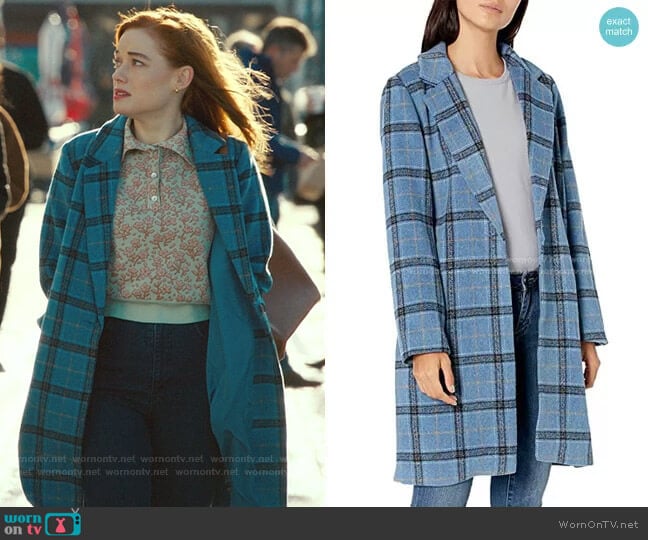 Robyn Coat by Cupcakes and Cashmere worn by Zoey Clarke (Jane Levy) on Zoeys Extraordinary Playlist