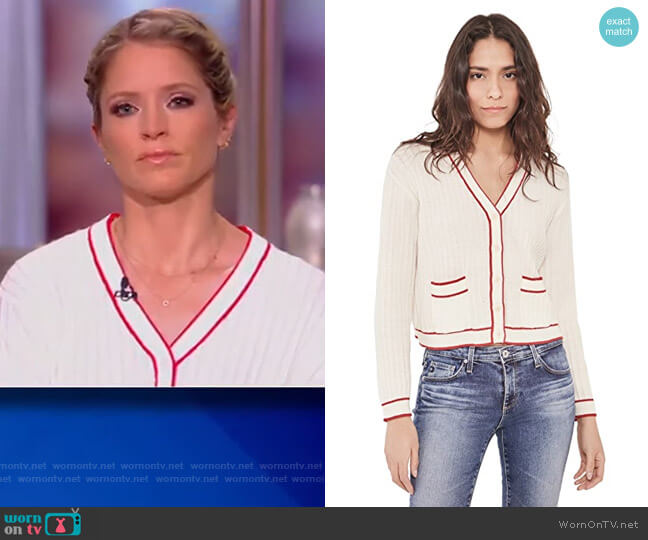 The Athletic Cardigan The Great worn by Sara Haines on The View