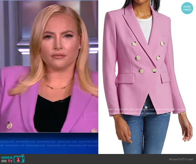 Miller Dickey Jacket by Veronica Beard worn by Meghan McCain on The View